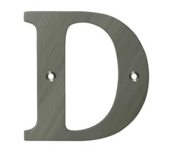 Deltana 4" (102mm) Solid Brass House Letters - (Antique Nickel) 23 Deltana 4" (102mm) Solid Brass House Letters - (Antique Nickel) -Amerock Sales Shop del rl4d 15a big