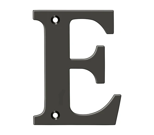 Deltana 4" (102mm) Solid Brass House Letters - (Oil Rubbed Bronze) 5 Deltana 4" (102mm) Solid Brass House Letters - (Oil Rubbed Bronze) - Image 5