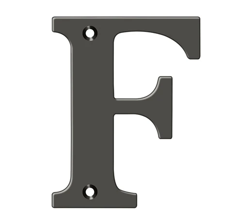 Deltana 4" (102mm) Solid Brass House Letters - (Oil Rubbed Bronze) 6 Deltana 4" (102mm) Solid Brass House Letters - (Oil Rubbed Bronze) - Image 6