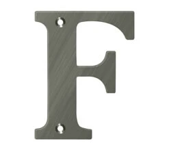 Deltana 4" (102mm) Solid Brass House Letters - (Antique Nickel) 25 Deltana 4" (102mm) Solid Brass House Letters - (Antique Nickel) -Amerock Sales Shop del rl4f 15a big