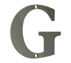 Deltana 4" (102mm) Solid Brass House Letters - (Antique Nickel) 26 Deltana 4" (102mm) Solid Brass House Letters - (Antique Nickel) -Amerock Sales Shop del rl4g 15a big