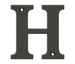 Deltana 4" (102mm) Solid Brass House Letters - (Oil Rubbed Bronze) 27 Deltana 4" (102mm) Solid Brass House Letters - (Oil Rubbed Bronze) -Amerock Sales Shop del rl4h 10b big