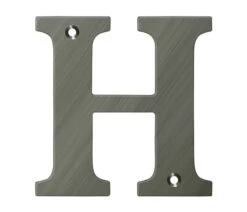 Deltana 4" (102mm) Solid Brass House Letters - (Antique Nickel) 27 Deltana 4" (102mm) Solid Brass House Letters - (Antique Nickel) -Amerock Sales Shop del rl4h 15a big