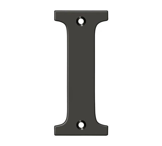 Deltana 4" (102mm) Solid Brass House Letters - (Oil Rubbed Bronze) 9 Deltana 4" (102mm) Solid Brass House Letters - (Oil Rubbed Bronze) - Image 9
