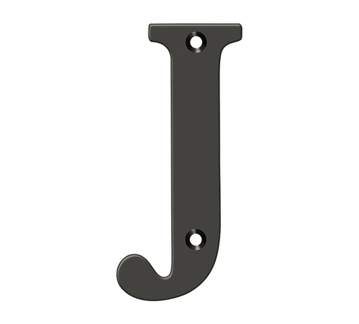 Deltana 4" (102mm) Solid Brass House Letters - (Oil Rubbed Bronze) 10 Deltana 4" (102mm) Solid Brass House Letters - (Oil Rubbed Bronze) - Image 10