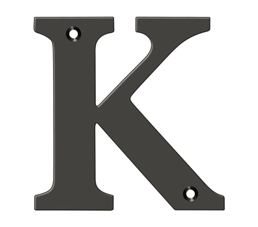 Deltana 4" (102mm) Solid Brass House Letters - (Oil Rubbed Bronze) 11 Deltana 4" (102mm) Solid Brass House Letters - (Oil Rubbed Bronze) - Image 11