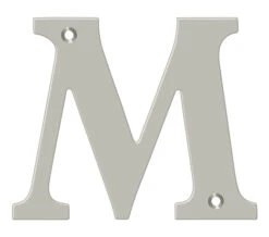Deltana 4" (102mm) Solid Brass House Letters - (Satin Nickel) -Amerock Sales Shop del rl4m 15 big