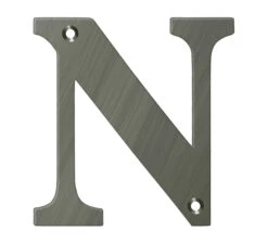 Deltana 4" (102mm) Solid Brass House Letters - (Antique Nickel) 33 Deltana 4" (102mm) Solid Brass House Letters - (Antique Nickel) -Amerock Sales Shop del rl4n 15a big