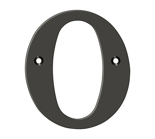 Deltana 4" (102mm) Solid Brass House Letters - (Oil Rubbed Bronze) 15 Deltana 4" (102mm) Solid Brass House Letters - (Oil Rubbed Bronze) - Image 15