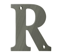Deltana 4" (102mm) Solid Brass House Letters - (Antique Nickel) 37 Deltana 4" (102mm) Solid Brass House Letters - (Antique Nickel) -Amerock Sales Shop del rl4r 15a big