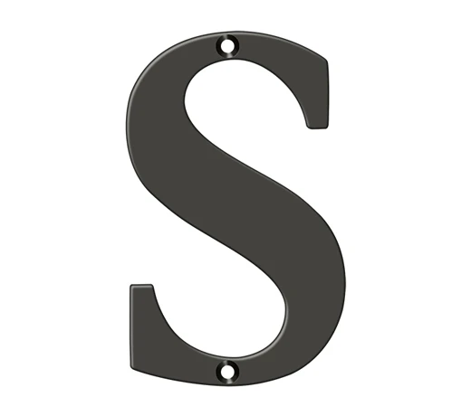 Deltana 4" (102mm) Solid Brass House Letters - (Oil Rubbed Bronze) 19 Deltana 4" (102mm) Solid Brass House Letters - (Oil Rubbed Bronze) - Image 19