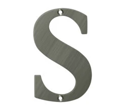 Deltana 4" (102mm) Solid Brass House Letters - (Antique Nickel) 38 Deltana 4" (102mm) Solid Brass House Letters - (Antique Nickel) -Amerock Sales Shop del rl4s u15a big