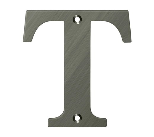 Deltana 4" (102mm) Solid Brass House Letters - (Antique Nickel) 20 Deltana 4" (102mm) Solid Brass House Letters - (Antique Nickel) - Image 20