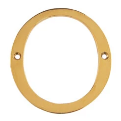 Deltana 4" (102mm) Solid Brass House Numbers - (PVD Polished Brass) -Amerock Sales Shop del rn4 0cr003 big 1