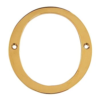 Deltana 6" (152mm) Solid Brass House Numbers - (PVD Polished Brass) 2 Deltana 6" (152mm) Solid Brass House Numbers - (PVD Polished Brass) - Image 2