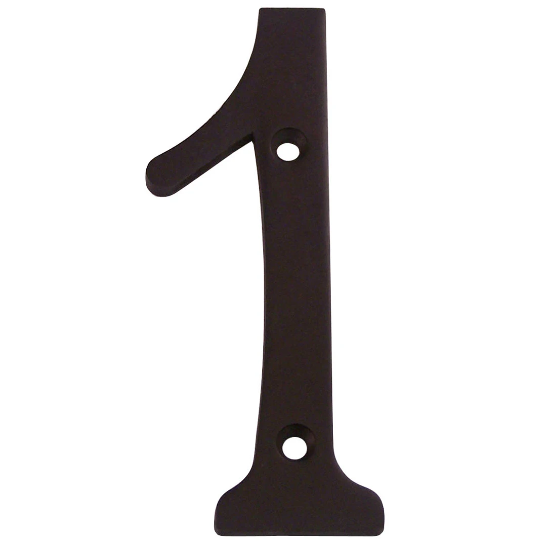 Deltana 4" (102mm) Solid Brass House Numbers - (Oil Rubbed Bronze) 12 Deltana 4" (102mm) Solid Brass House Numbers - (Oil Rubbed Bronze) - Image 12