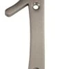 Deltana 4" (102mm) Solid Brass House Numbers - (Satin Nickel)