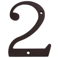 Deltana 4" (102mm) Solid Brass House Numbers - (Oil Rubbed Bronze) 32 Deltana 4" (102mm) Solid Brass House Numbers - (Oil Rubbed Bronze) -Amerock Sales Shop del rn4 2u10b big