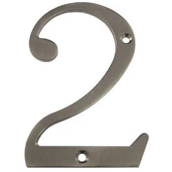 Deltana 6" (152mm) Solid Brass House Numbers - (Antique Nickel) 32 Deltana 6" (152mm) Solid Brass House Numbers - (Antique Nickel) -Amerock Sales Shop del rn4 2u15a big 1