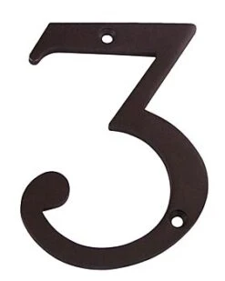 Deltana 4" (102mm) Solid Brass House Numbers - (Oil Rubbed Bronze) 23 Deltana 4" (102mm) Solid Brass House Numbers - (Oil Rubbed Bronze) -Amerock Sales Shop del rn4 3u10b huge