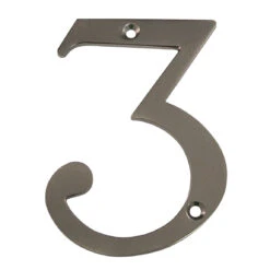 Deltana 6" (152mm) Solid Brass House Numbers - (Antique Nickel) 33 Deltana 6" (152mm) Solid Brass House Numbers - (Antique Nickel) -Amerock Sales Shop del rn4 3u15a big 1