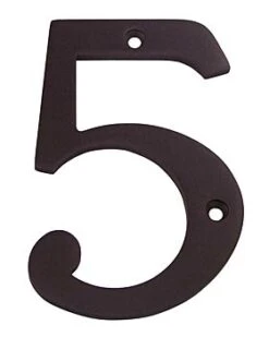 Deltana 4" (102mm) Solid Brass House Numbers - (Oil Rubbed Bronze) 25 Deltana 4" (102mm) Solid Brass House Numbers - (Oil Rubbed Bronze) -Amerock Sales Shop del rn4 5u10b huge