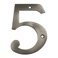 Deltana 4" (102mm) Solid Brass House Numbers - (Antique Nickel) 35 Deltana 4" (102mm) Solid Brass House Numbers - (Antique Nickel) -Amerock Sales Shop del rn4 5u15a big