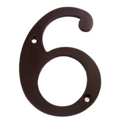 Deltana 4" (102mm) Solid Brass House Numbers - (Oil Rubbed Bronze) 37 Deltana 4" (102mm) Solid Brass House Numbers - (Oil Rubbed Bronze) -Amerock Sales Shop del rn4 6u10b big