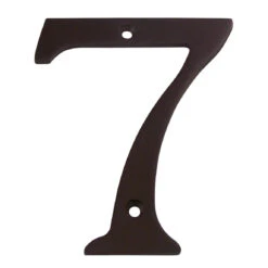 Deltana 4" (102mm) Solid Brass House Numbers - (Oil Rubbed Bronze) 38 Deltana 4" (102mm) Solid Brass House Numbers - (Oil Rubbed Bronze) -Amerock Sales Shop del rn4 7u10b big