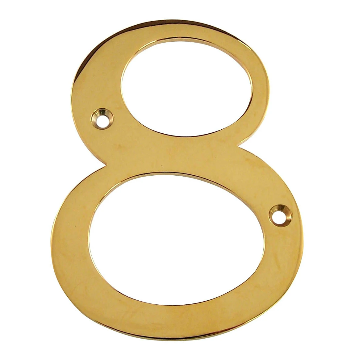 Deltana 6" (152mm) Solid Brass House Numbers - (PVD Polished Brass) 19 Deltana 6" (152mm) Solid Brass House Numbers - (PVD Polished Brass) - Image 19