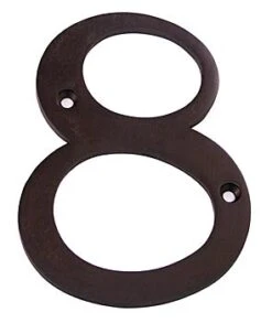 Deltana 6" (152mm) Solid Brass House Numbers - (Oil Rubbed Bronze) 28 Deltana 6" (152mm) Solid Brass House Numbers - (Oil Rubbed Bronze) -Amerock Sales Shop del rn4 8u10b huge 1