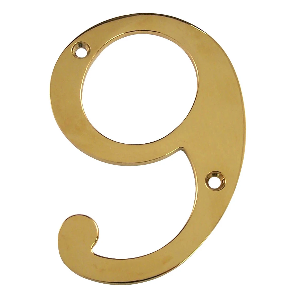 Deltana 6" (152mm) Solid Brass House Numbers - (PVD Polished Brass) 20 Deltana 6" (152mm) Solid Brass House Numbers - (PVD Polished Brass) - Image 20