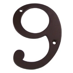 Deltana 6" (152mm) Solid Brass House Numbers - (Oil Rubbed Bronze) 39 Deltana 6" (152mm) Solid Brass House Numbers - (Oil Rubbed Bronze) -Amerock Sales Shop del rn4 9u10b big