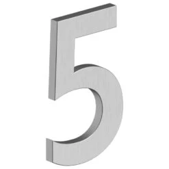 Deltana 4" (102mm) Modern B-Series House Numbers - (Satin Stainless Steel) -Amerock Sales Shop del rnb 5u32d big 1