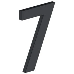 Deltana 4" (102mm) Modern B-Series House Numbers - (Flat Black) -Amerock Sales Shop del rnb 7u19 big 1