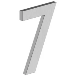 Deltana 4" (102mm) Modern B-Series House Numbers - (Satin Stainless Steel) -Amerock Sales Shop del rnb 7u32d big