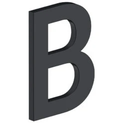 Deltana 4" (102mm) Modern B-Series House Letters - (Flat Black) -Amerock Sales Shop del rnb bu19 big 1