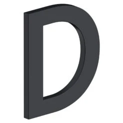 Deltana 4" (102mm) Modern B-Series House Letters - (Flat Black) -Amerock Sales Shop del rnb du19 big 1