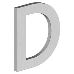 Deltana 4" (102mm) Modern B-Series House Letters - (Satin Stainless Steel) -Amerock Sales Shop del rnb du32d big 1