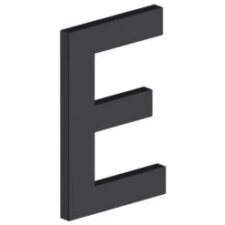 Deltana 4" (102mm) Modern B-Series House Letters - (Flat Black) -Amerock Sales Shop del rnb eu19 big