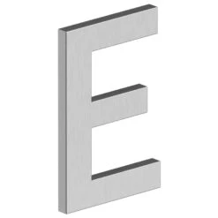 Deltana 4" (102mm) Modern B-Series House Letters - (Satin Stainless Steel) -Amerock Sales Shop del rnb eu32d big 1