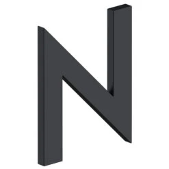 Deltana 4" (102mm) Modern B-Series House Letters - (Flat Black) -Amerock Sales Shop del rnb nu19 big