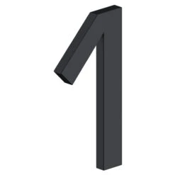 Deltana 4" (102mm) Modern E-Series House Numbers - (Flat Black) -Amerock Sales Shop del rne 1u19 big 1