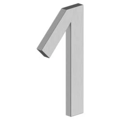 Deltana 4" (102mm) Modern E-Series House Numbers - (Satin Stainless Steel) -Amerock Sales Shop del rne 1u32d big 1