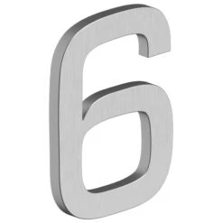 Deltana 4" (102mm) Modern E-Series House Numbers - (Satin Stainless Steel) -Amerock Sales Shop del rne 6u32d big
