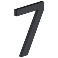 Deltana 4" (102mm) Modern E-Series House Numbers - (Flat Black) -Amerock Sales Shop del rne 7u19 big 1
