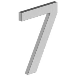 Deltana 4" (102mm) Modern E-Series House Numbers - (Satin Stainless Steel) -Amerock Sales Shop del rne 7u32d big 1