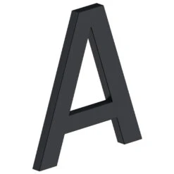 Deltana 4" (102mm) Modern E-Series House Letters - (Flat Black) -Amerock Sales Shop del rne au19 big 1