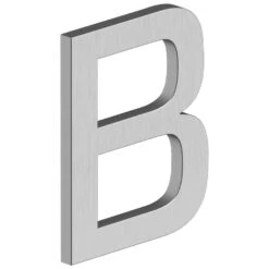 Deltana 4" (102mm) Modern E-Series House Letters - (Satin Stainless Steel) -Amerock Sales Shop del rne bu32d big 1