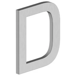 Deltana 4" (102mm) Modern E-Series House Letters - (Satin Stainless Steel) -Amerock Sales Shop del rne du32d big 1